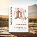 Search for boots and bubbly Rustic chic