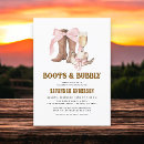 Search for boots and bubbly Rustic chic