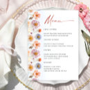 Search for retro wedding menus Modern