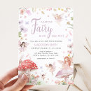 Search for enchanted garden baby shower invitations Fairy