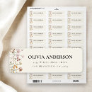 Search for boho floral wedding return address labels Wildflowers