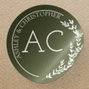 Search for monogram frame stickers Engagement