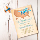 Search for vintage travel baby shower invitations Retro