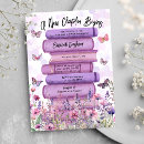 Search for purple butterfly bridal shower invitations Whimsical