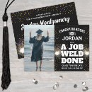 Search for funny graduation invitations Black and white