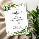 Search for foliage bridal shower invitations Elegant