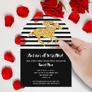 Search for acrylic bridal shower invitations Black and white