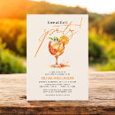 Search for elegant cocktail bridal shower invitations Orange