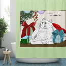 Search for funny christmas shower curtains Cat