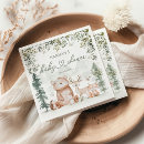 Search for woodland baby shower napkins Mountain