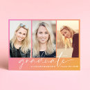 Search for pink orange graduation invitations High school