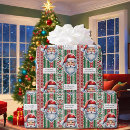 Search for from the north pole wrapping paper Green