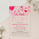 Search for valentines day bridal shower invitations Cute
