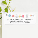 Search for cute easter bunny and eggs return address labels Modern