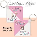 Search for 21st birthday key rings Pink