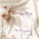 Search for lavender wedding invitations Vintage