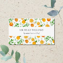 Search for smoothie bar business cards Citrus