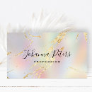 Search for jewelry business cards Iridescent