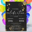 Search for combined birthday Black and gold