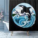 Search for orca shower curtains Ocean
