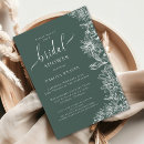 Search for emerald green bridal shower invitations Simple