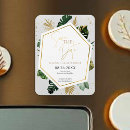 Search for tropical save the date magnets Palm tree leaf