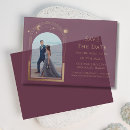 Search for plum gold save the dates Engagement