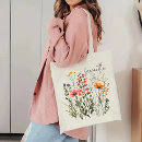 Search for wildflowers tote bags Birthday  for her