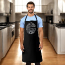 Search for happy fathers day aprons Black and white