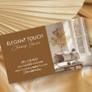 Search for residential cleaning services business cards Cleaner