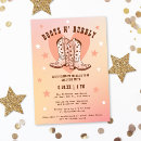 Search for boots and bubbly bridal shower invitations Last rodeo