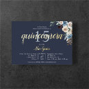Search for flower quinceanera invitations Modern