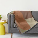 Search for warm blankets Earthy tones