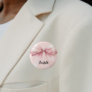 Search for bow badges Blush pink