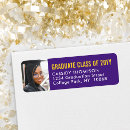 Search for college graduate return address labels Class of 2025