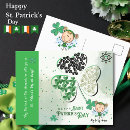 Search for saint patrick horizontal postcards Shamrocks