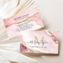 Search for business cards Blush pink
