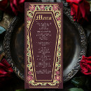 Search for halloween wedding menus Gothic