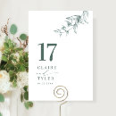 Search for emerald table cards Greenery