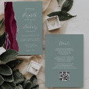 Search for green and silver wedding invitations Chic