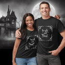 Search for black and white skull tshirts Trick or treat