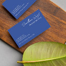 Search for cobalt blue business cards Minimalist