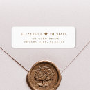 Search for gold save the date return address labels Minimalist