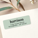 Search for green sage return address labels Basic