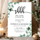 Search for greenery engagement party invitations Botanical