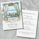 Search for beach cabana invitations Bride