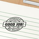Search for good job rubber stamps Encouragement