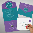 Search for purple and teal wedding invitations Simple