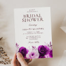 Search for amethyst bridal shower invitations Lilac