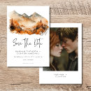 Search for mountain save the dates Watercolor